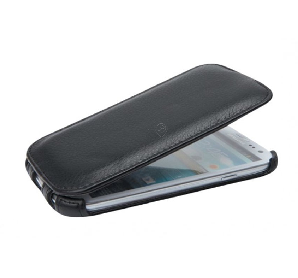 Spez - Husă de protecție telefon (flap case) - deluxe - neagră - Samsung Galaxy S3, i9300 - 22185 - pentru SAMSUNG - GalaxyS3