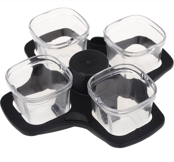 Suport - Forme de copt ActiFry, 4 buc + suport - XA702070 - pentru SEB TEFAL CALOR MOULINEX - AH90001512A