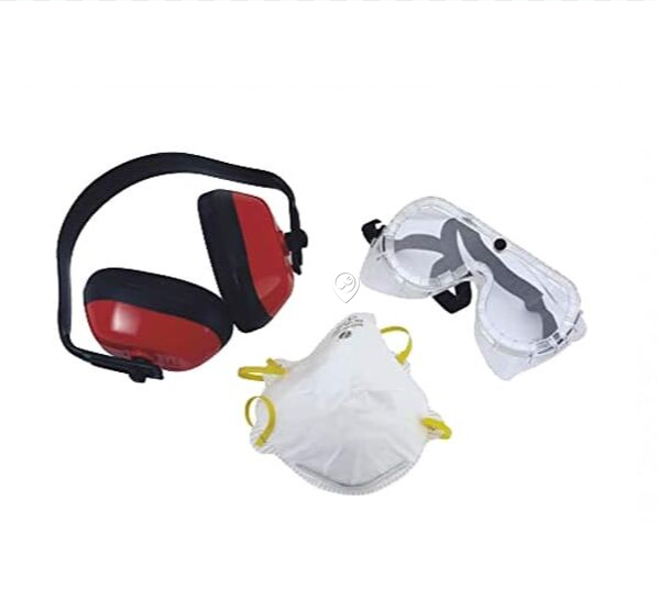 Cogex - Kit de siguranță - ochelari - mască - protecție pentru urechi - set 3 buc. - 77501