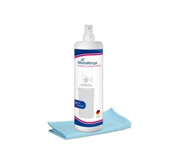 Mediarange - Spray curățare ecran (cu lavetă din microfibră) - MR721