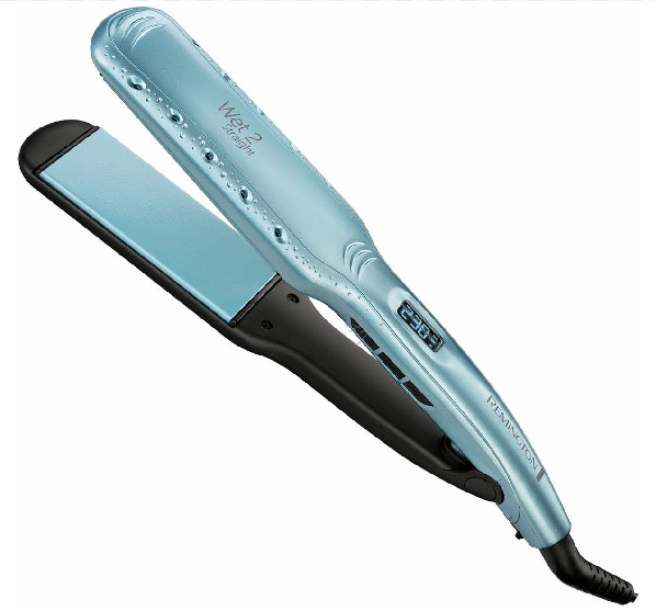 Placă de îndreptat părul cu placă lată Remington Wet2Straight - S7350 - pentru Îngrijire păr