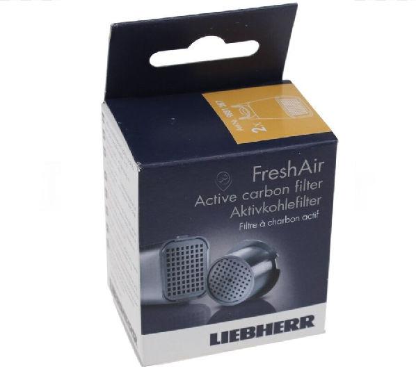 Liebherr - Filtru de carbon pentru aer proaspăt (2 bucăți) - 9881287 - pentru Frigider/Congelator