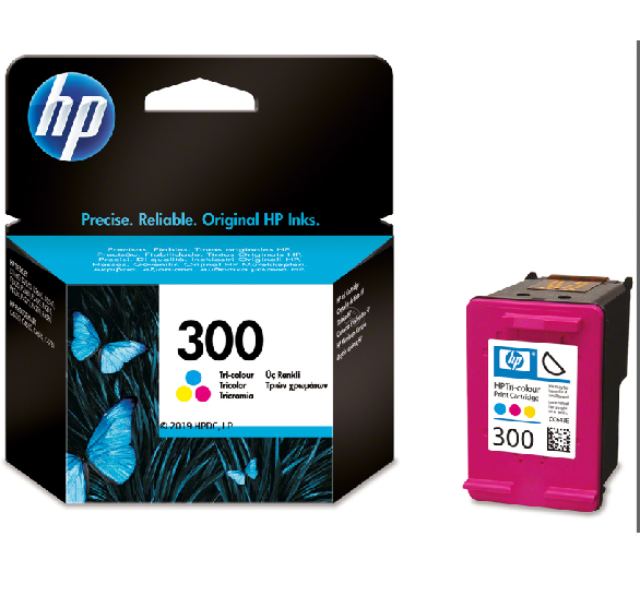 Hewlett Packard - Cartuș de cerneală color pentru imprimantă cu jet de cerneală HP CC643EE nr.300, 165 de pagini - CC643EE - pentru HEWLETT PACKARD - DeskJet F4580