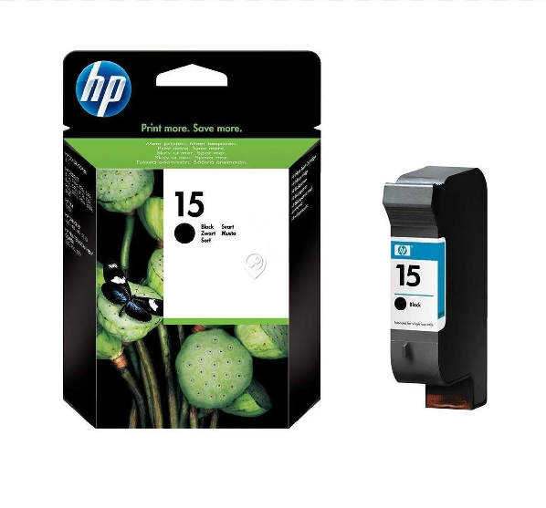 Hewlett Packard - Cerneală neagră pentru OfficeJet nr. 15, 500 de pagini - C6615DE - pentru HEWLETT PACKARD - DESKJET840C