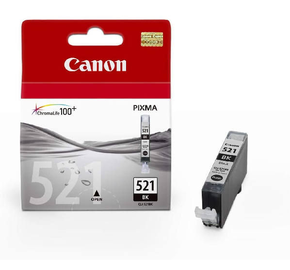 Cartuș de cerneală Canon CLI521 negru 9ml - CLI521B - pentru CANON - MP540