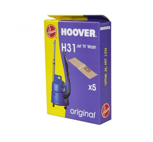 Hoover - Sac aspirator original h31, 5 bucăți - 09174350 - pentru HOOVER - H31JetWashmodel