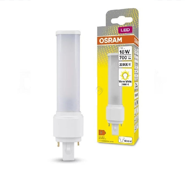 Osram - Dulux d18led 7w/830 230vemg24d-2fs1 - 4058075558328 - pentru Iluminat
