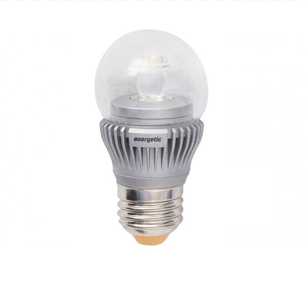 Energetic - Bec LED G45 transparent 3W E14 3000° K - 5121035111 - pentru Iluminat
