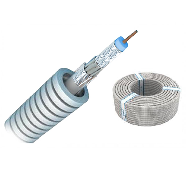 Hirschmann - Cablu coaxial Koka tri 6 b2ca/100 m preflex - 298799701 - pentru TV/audio/video