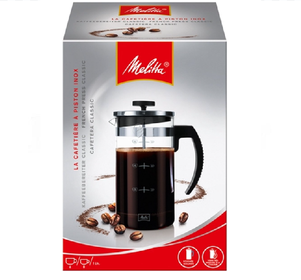 Melitta - Cafetieră cu sistem de presiune premium 8 cești - 6648657