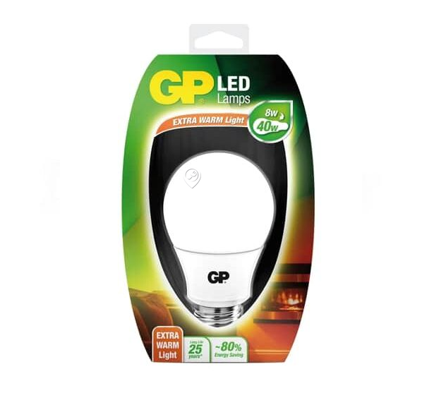 Bec LED Gp Ewl Classic 8W E27 cu lumină caldă - 740GPCLAS074465ME1 - pentru Iluminat
