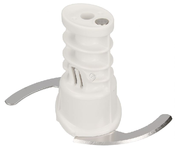 Delonghi - Cuțit tip seceră, alb - 67051167 - pentru Robot de bucătărie/Mixer BRAUN - 3202 - K700, 750, SJ, PJ, CH, CW600