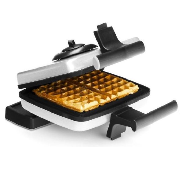 Frifri - Aparat de făcut vafe (culoare metalică) cu plăci de copt 4x7; 2x600w cool touch - WA102A