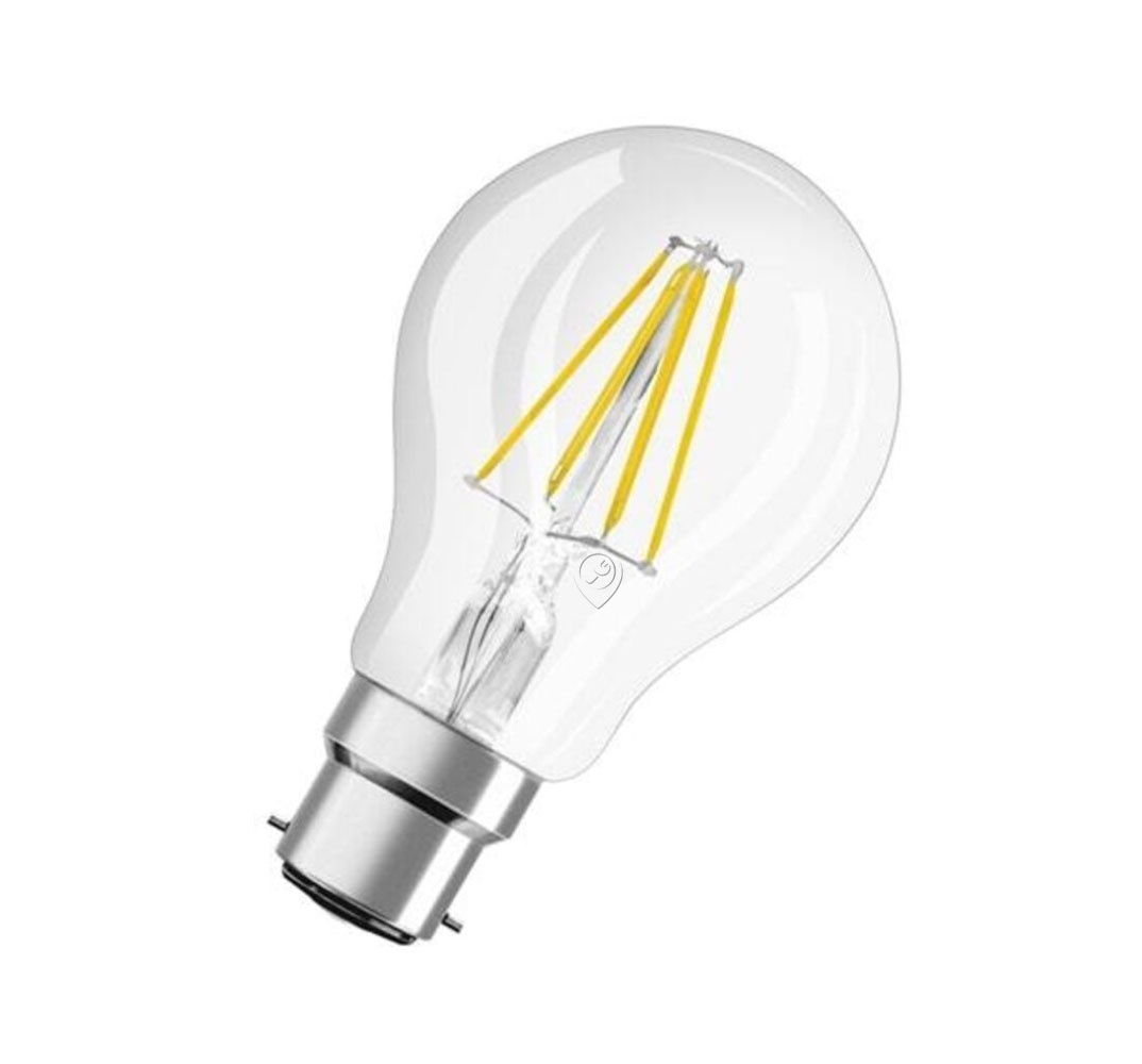 Osram - Bec LED Star Classic B22D 7W/60W, alb cald, transparent - 4058075114876 - pentru Iluminat