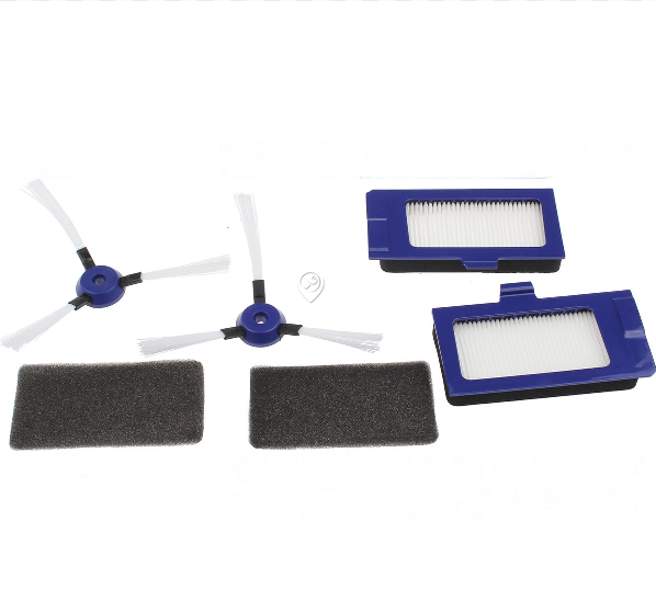 Seb - Kit de înlocuire PERII LATERALE X2 + FILTRU HEPA X2 + FILTRU BURETE X2 - ZR710101 - pentru Aspirator robot
