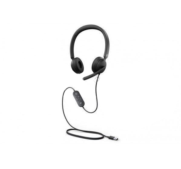 Căști cu microfon Headset Microsoft Modern USB XZ/NL/FR/DE HDWR negre - 6ID00013