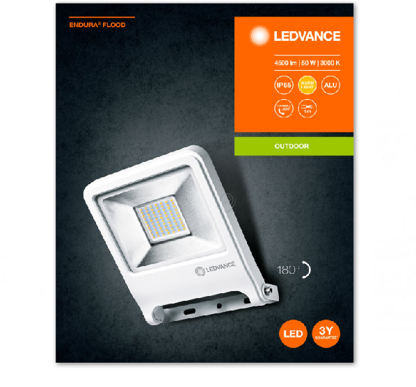 Osram - Proiector Endura flood 50w 830 wt ledv - 4058075239678 - pentru Iluminat