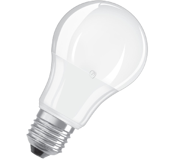 Osram - Bec LED cu senzor de lumină naturală, clasic A, mat (40) - 5.8W E27 / 827 - 4058075428300 - pentru Iluminat