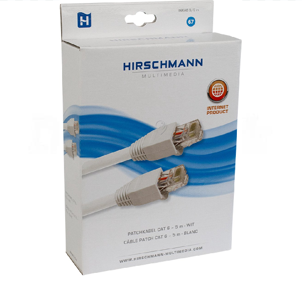 Hirschmann - Inkab5 - Cablu de retea patch Cat6 RJ45 - 5,0m - 695020405