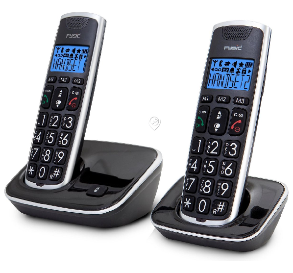 Fysic - Telefon - DECT cu butoane mari, set de două - FX6020