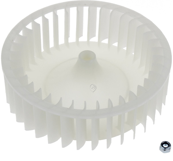 Whirlpool - Turbina ventilator condensator + piuliță m6 - C00860600
