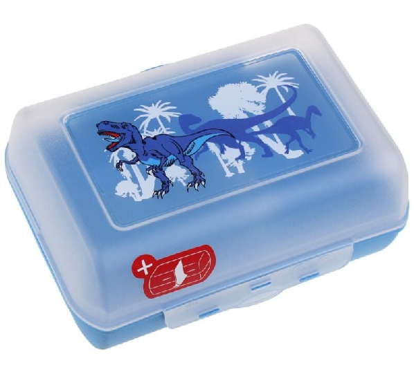 Emsa - Cutie de prânz Variabolo - cu clips 16x11x7cm, dinozaur - 513795 - pentru Ustensile de bucătărie