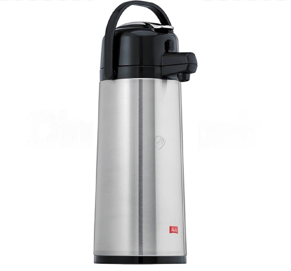 Melitta Professional - Termos / Cană izotermă de 2,2 l (sistem cu pompă) cu piston din sticlă - 16718 - pentru Aparat de cafea