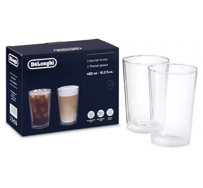 Delonghi - 2 Pahare termice de 490ml pentru băuturi reci - AS00001404