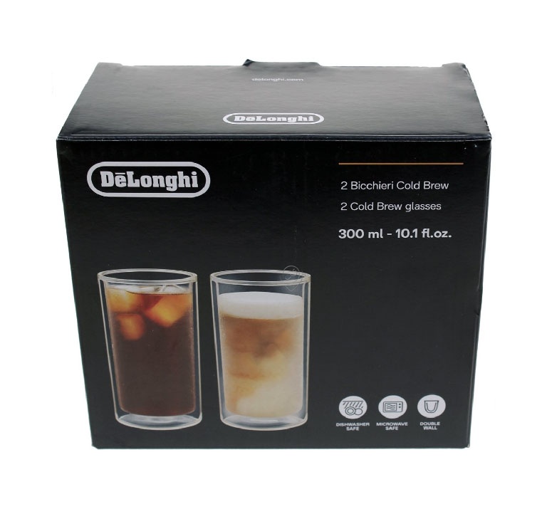 Delonghi - DLSC325 2BICC SET PAHARE COLD BREW, 300ML, 2BUC - AS00004179 - pentru Espressor