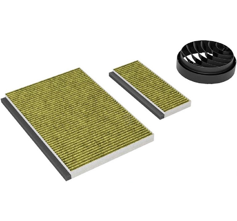 Bosch - Kit de recirculare cu filtru de aer curat de înaltă calitate (fără coș de fum) - 17005798 - pentru Hota