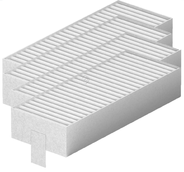 Bosch - Filtru acustic (4 filtre + garnitură) - 17004801 - pentru Hota