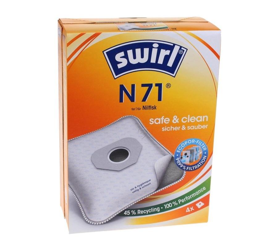 Set 4 saci aspirator SWIRL N71, 6778467, pentru NILFISK