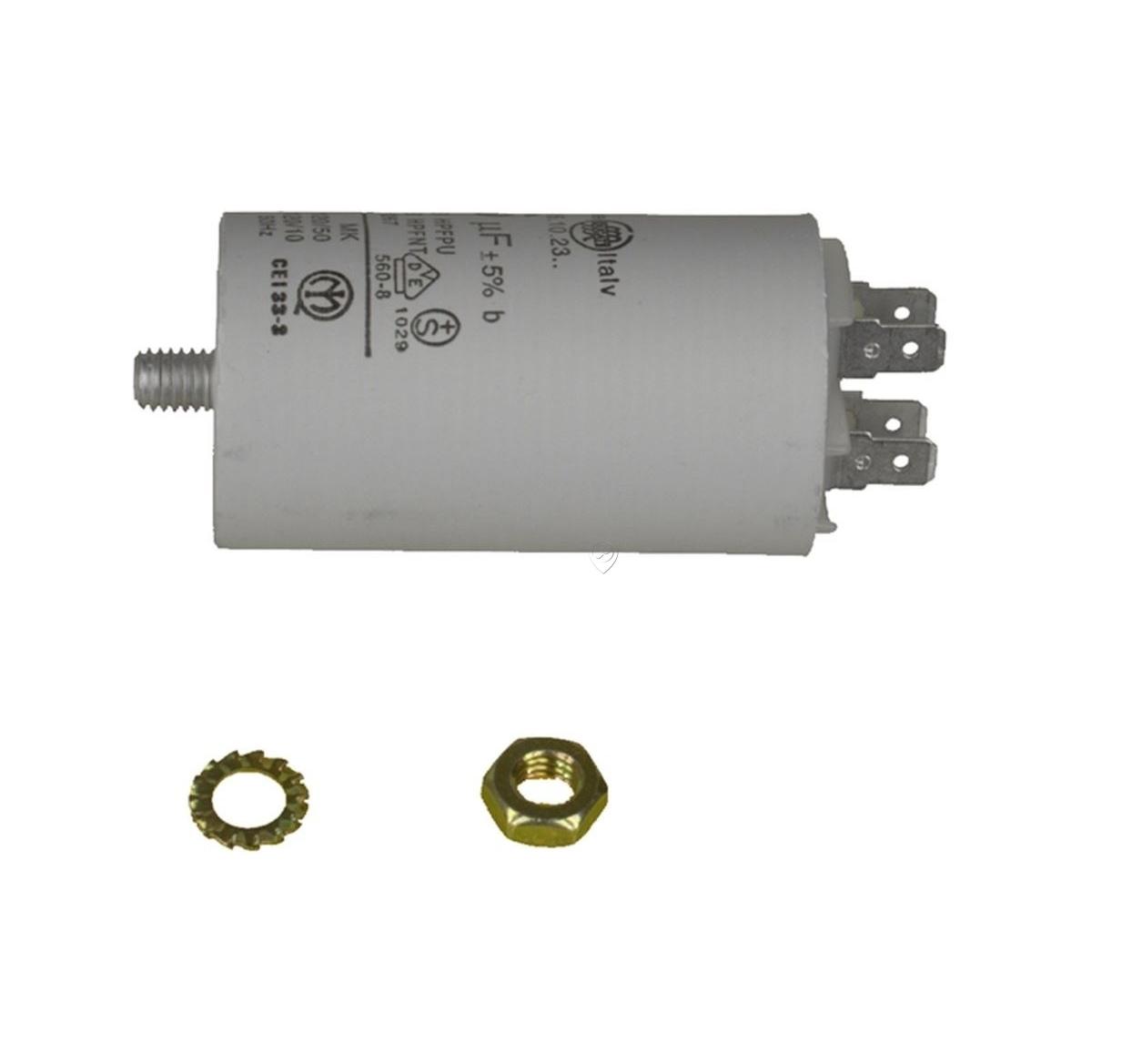 Condensator pornire motor pentru masina de spalat, universal, 450 V, 16 µF