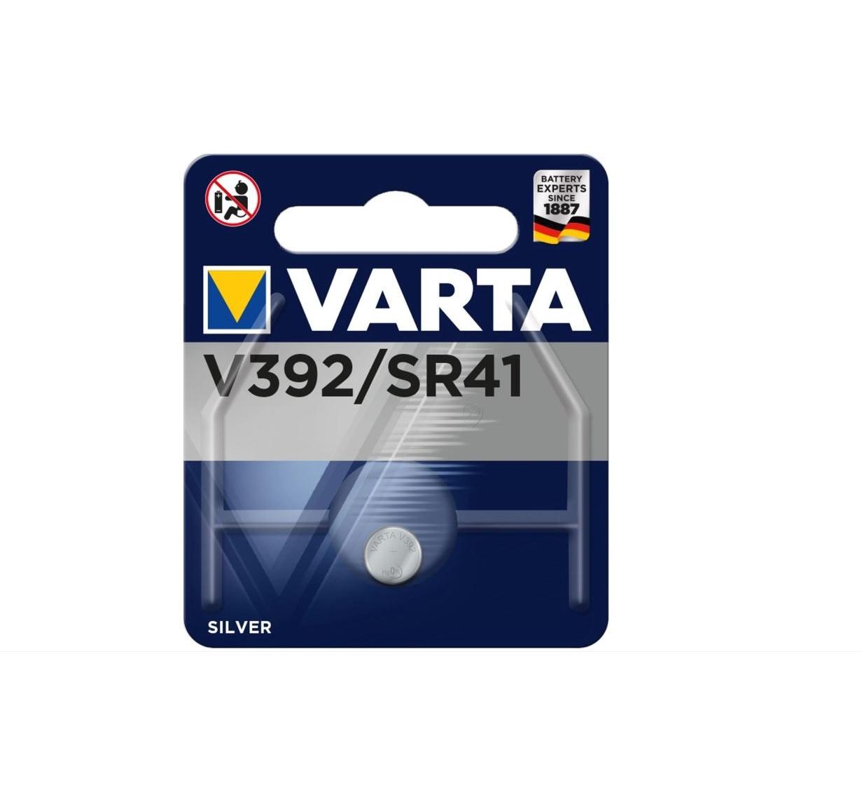 Baterie Varta V392/SR41, 1.55 V, 392101401