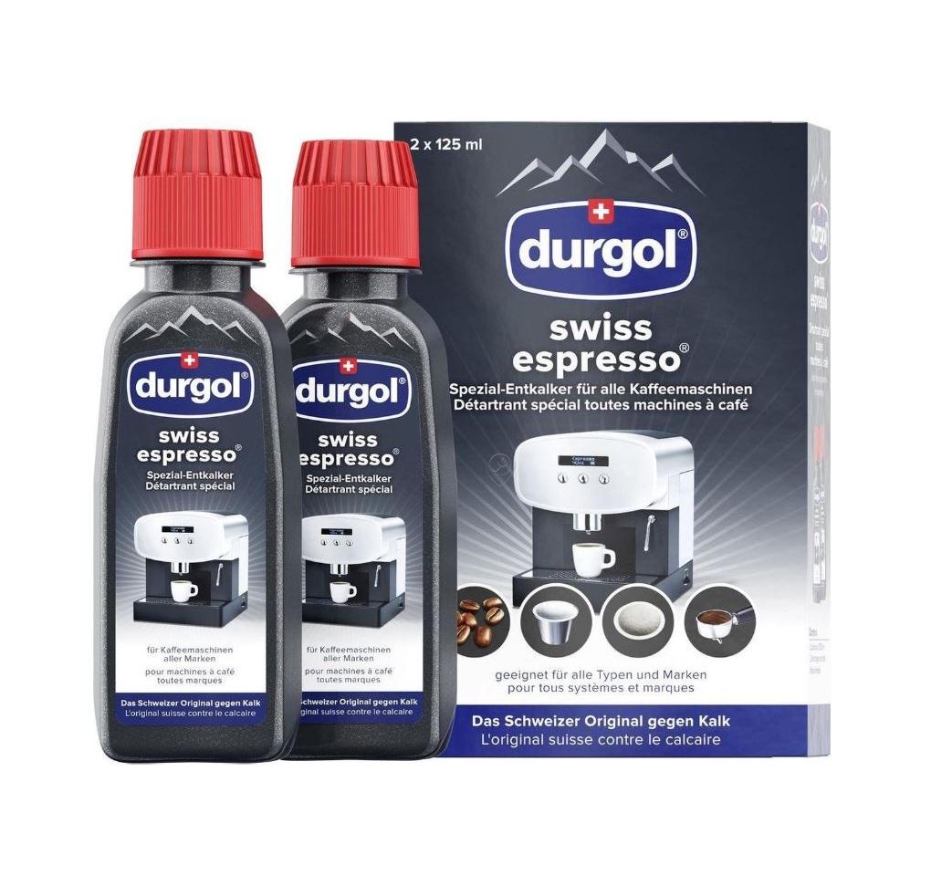 Solutie decalcifiere Durgol Swiss Espresso, 2 x 125 ml, 7610243002025