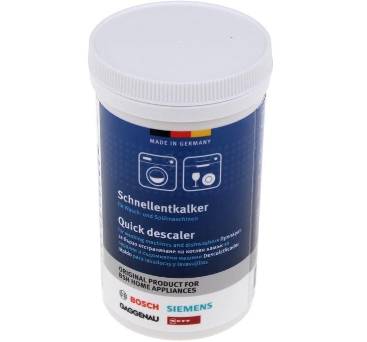 Praf anticalcar pentru masinile de spalat rufe si vase, BOSCH 00312330, 250g