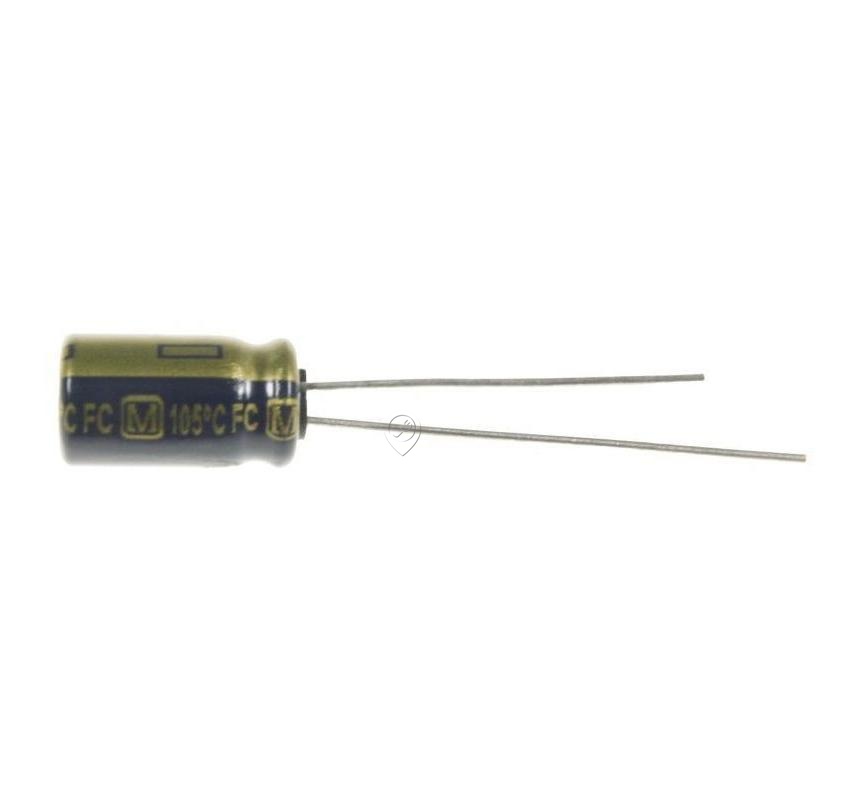 Condensator electrolitic radial Panasonic EEUFC1H470 105°C 50V - 47µF - 50V elco pan 6,3X11,2mm