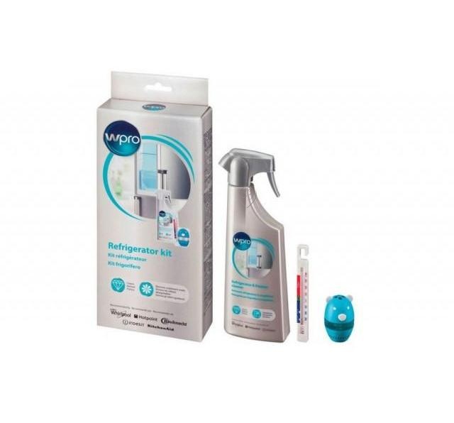 Set curățare frigider WHIRLPOOL/INDESIT C00375425: Detergent, Termometru și Deodorant