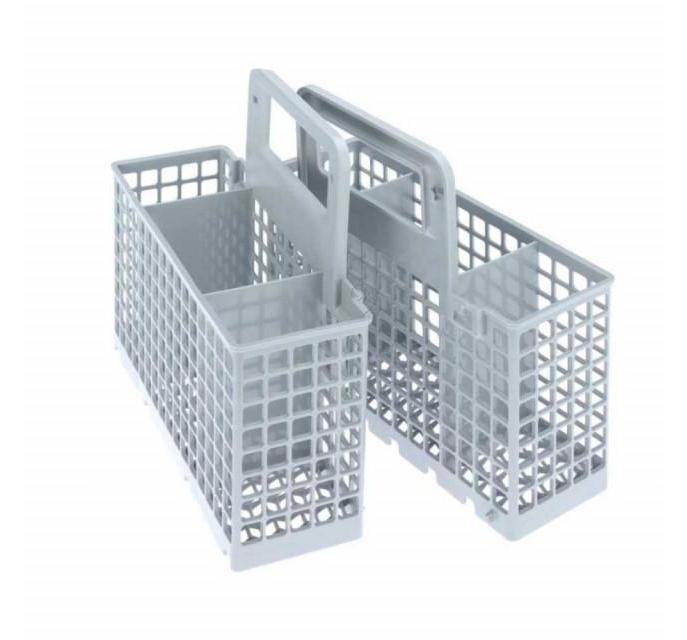 Cos tacamuri universal 2 în 1 pentru mașini de spălat vase WHIRLPOOL/INDESIT, 20x22x16,4 cm