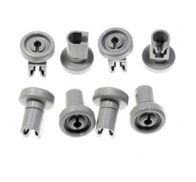 Set roți sus pentru mașini de spălat vase AEG, Zanussi, Electrolux - 8 bucăți compatibile cu 50286967000