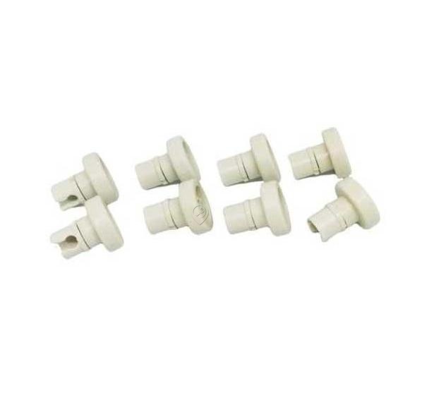 Set de 8 roți pentru coșul superior de mașini de spălat vase Zanussi și Electrolux