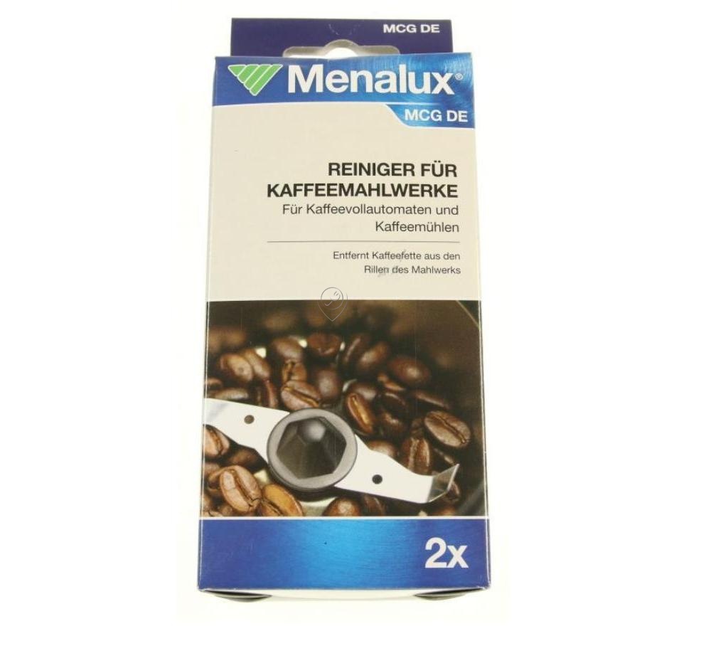 Solutie de curatat rasnita Menalux MCG DE pentru espressor ELECTROLUX/AEG 9001681783, 2 utilizari