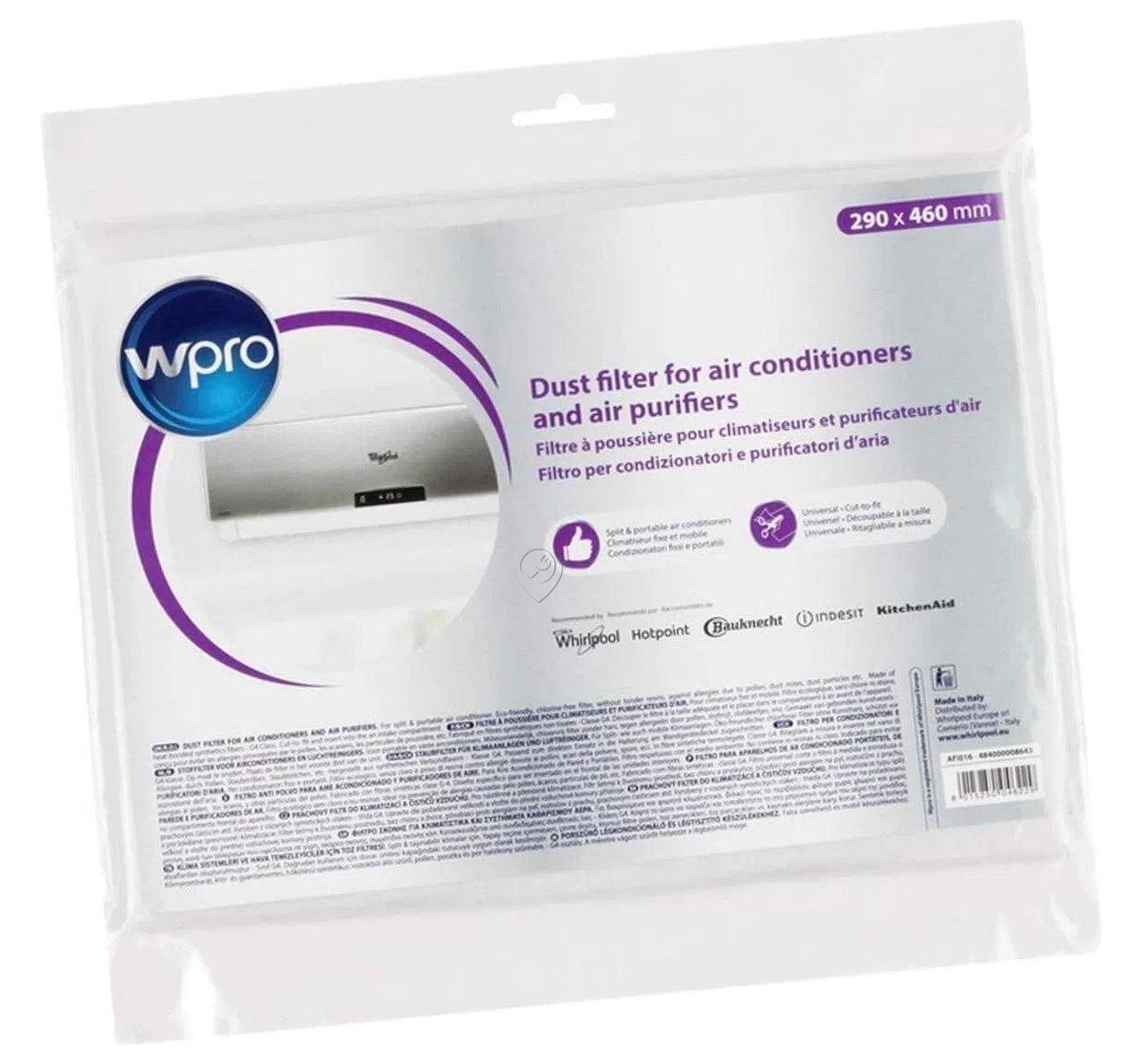 Filtru Universal pentru Aer Condiționat W-PRO 290 x 460 mm, C00470748 - 484000008643