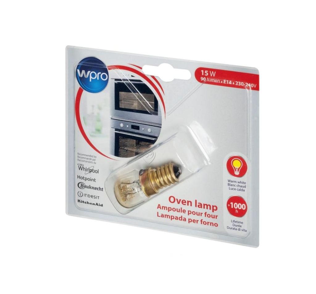 Bec cuptor Wpro 15W E14, 300°C - Original T29 C00385605 pentru Whirlpool