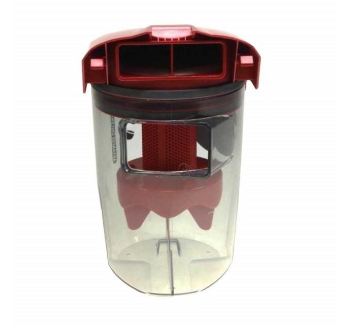 Rezervor colector praf roșu cu filtru rotund pentru aspirator Rowenta, GROUPE SEB RS-RT900711