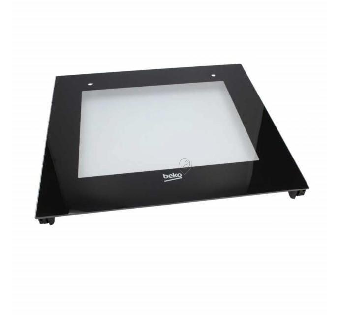 Geam exterior usa cuptor Beko - Ansamblu usa exterioara 410300304 C00893737