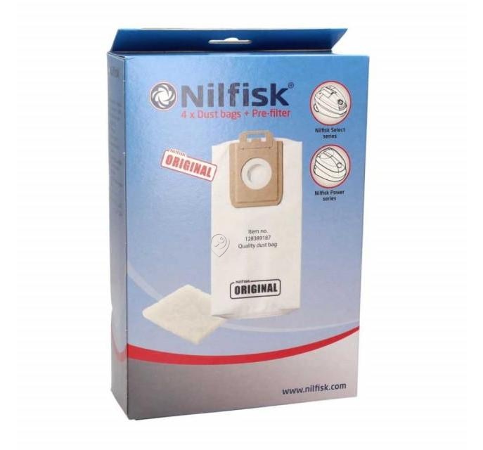 Saci de Aspirator Nilfisk - Set 4 Bucăți pentru Modelul PowCleaner 9059904010
