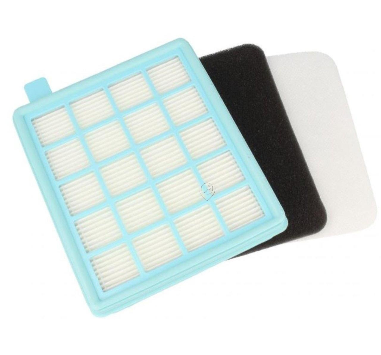 Kit 3 filtre aspirator SQOON S0700B pentru Philips PowerPro Compact şi Active