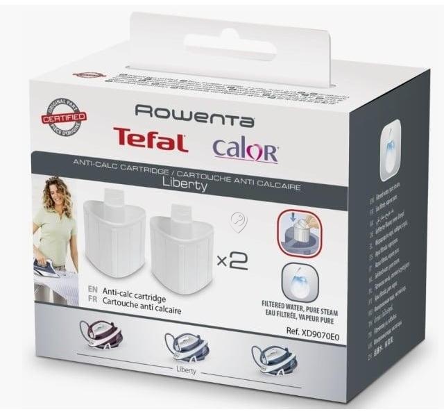 Set 2 Filtre Anticalcar Rowenta și Tefal pentru Fier de Calcat Electric SV7020E0D10