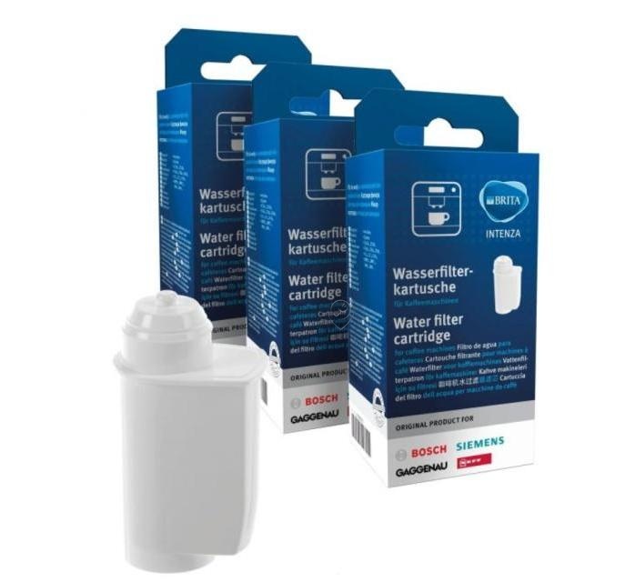 Filtru apă 3-bucăți pentru espressoare Bosch și Siemens - Model BRITA INTENZA 17000706